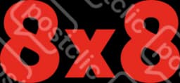 8X8